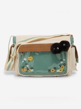 New Studio Ghibli My Neighbor Totoro Soot Sprites Pin Collector Messenger Bag